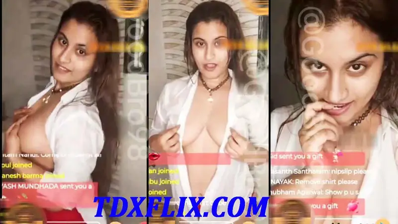 Gunjan Aras Live in Wet Dress Nipple Visable