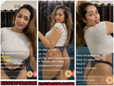 Aditi Mistry Nude Braless Video